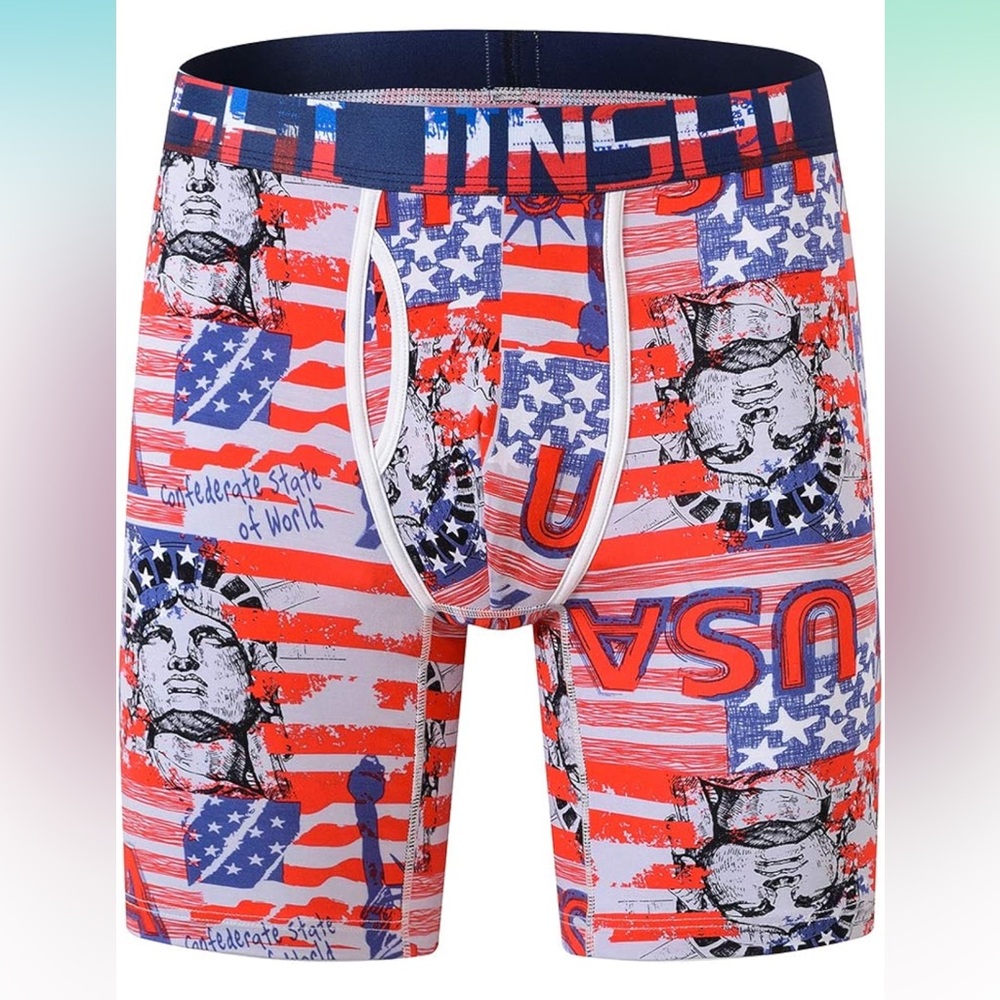 JINSHI Men's Underwear Long Boxer Briefs Underpants The Boxer for Men Breathable